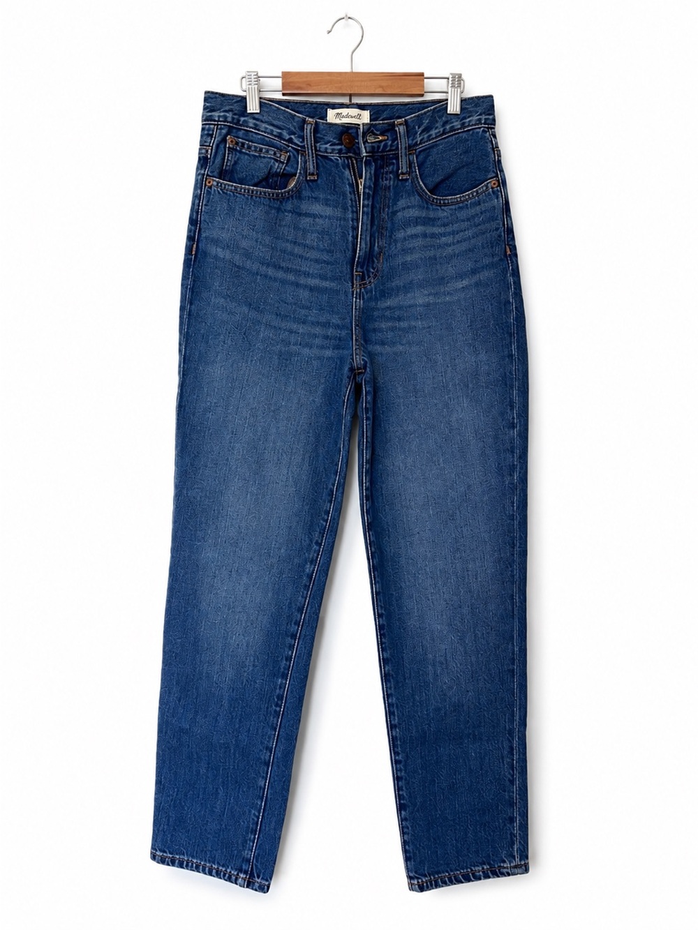 Madewell High-Rise Mom Jeans - Blue